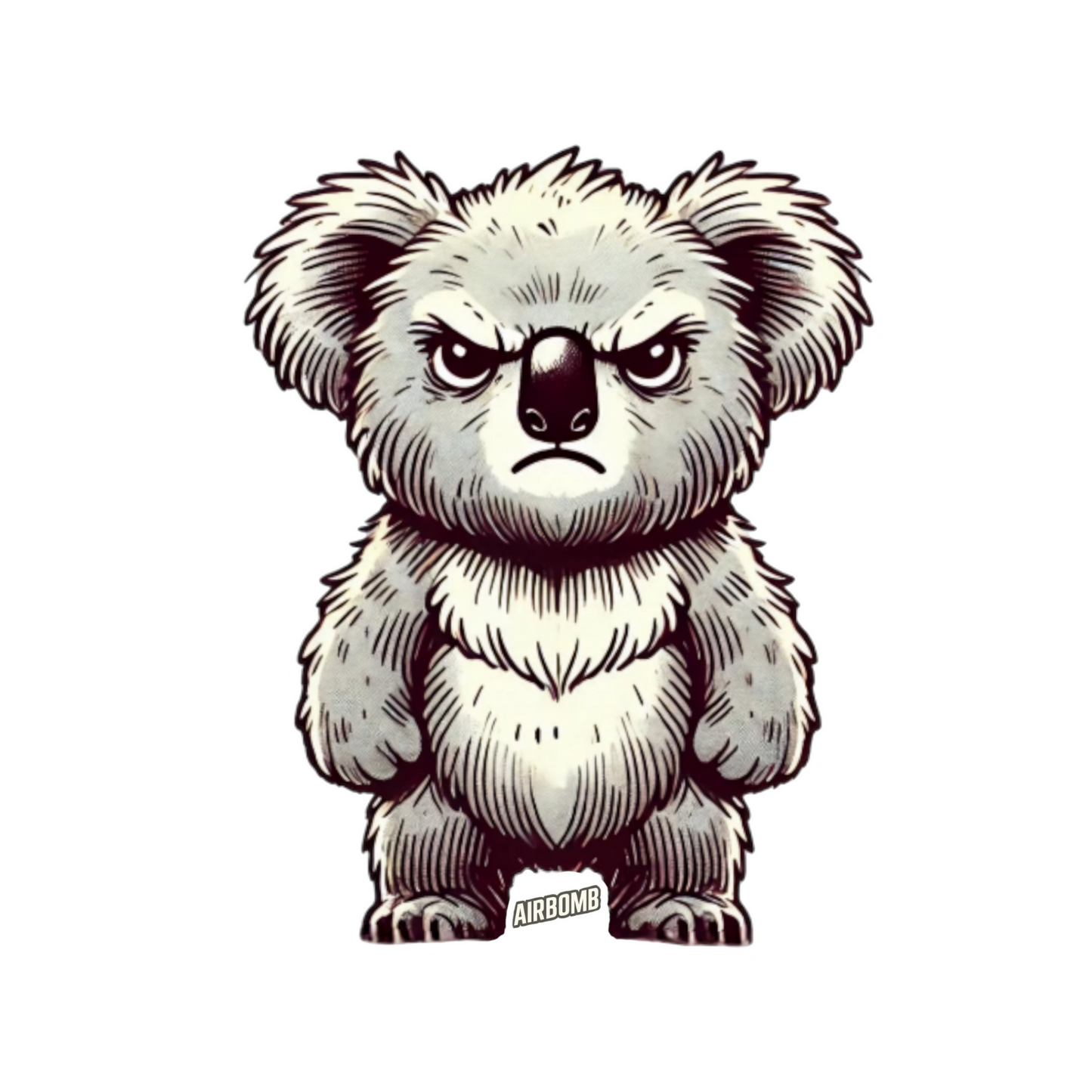 Vanilla Car Air Freshener - Angry Koala Design