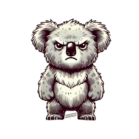 Vanilla Car Air Freshener - Angry Koala Design