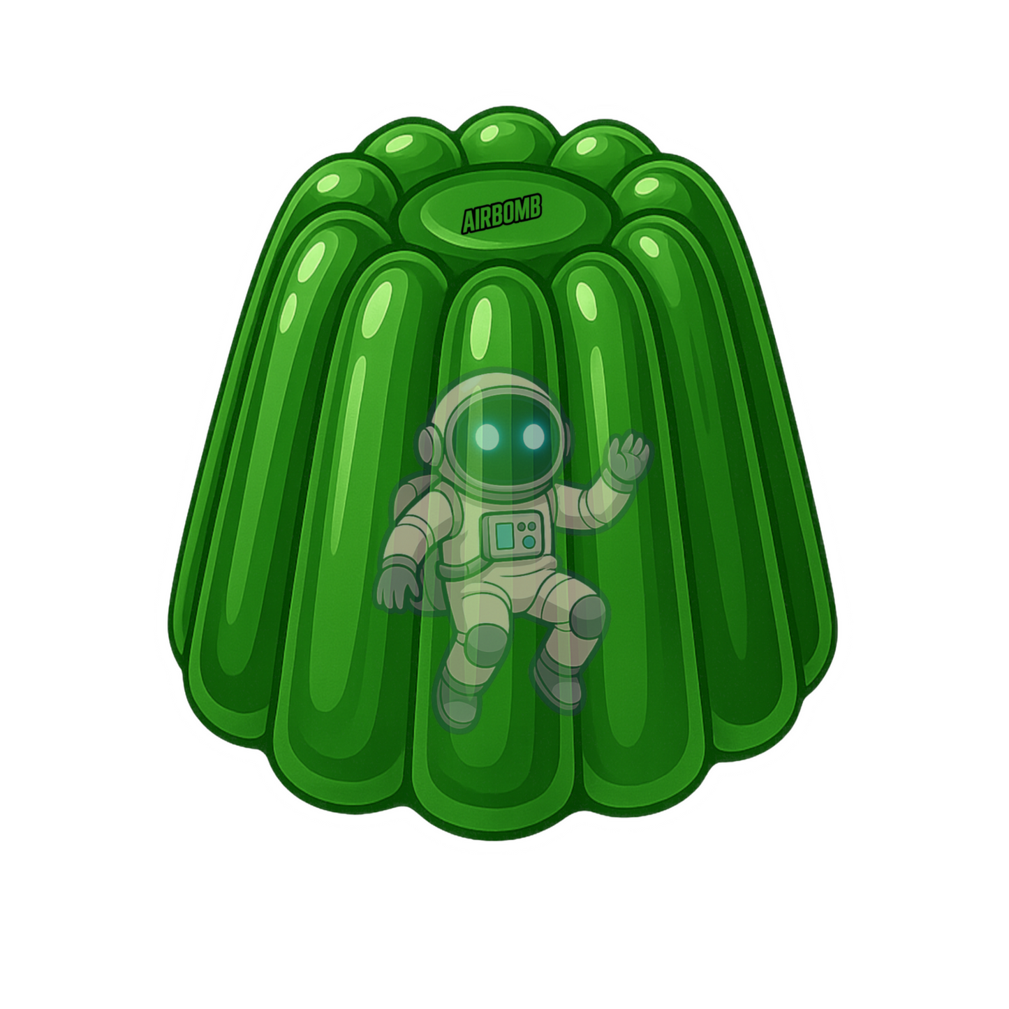 Forest Berry Car Air Freshener - Green Jelly Design