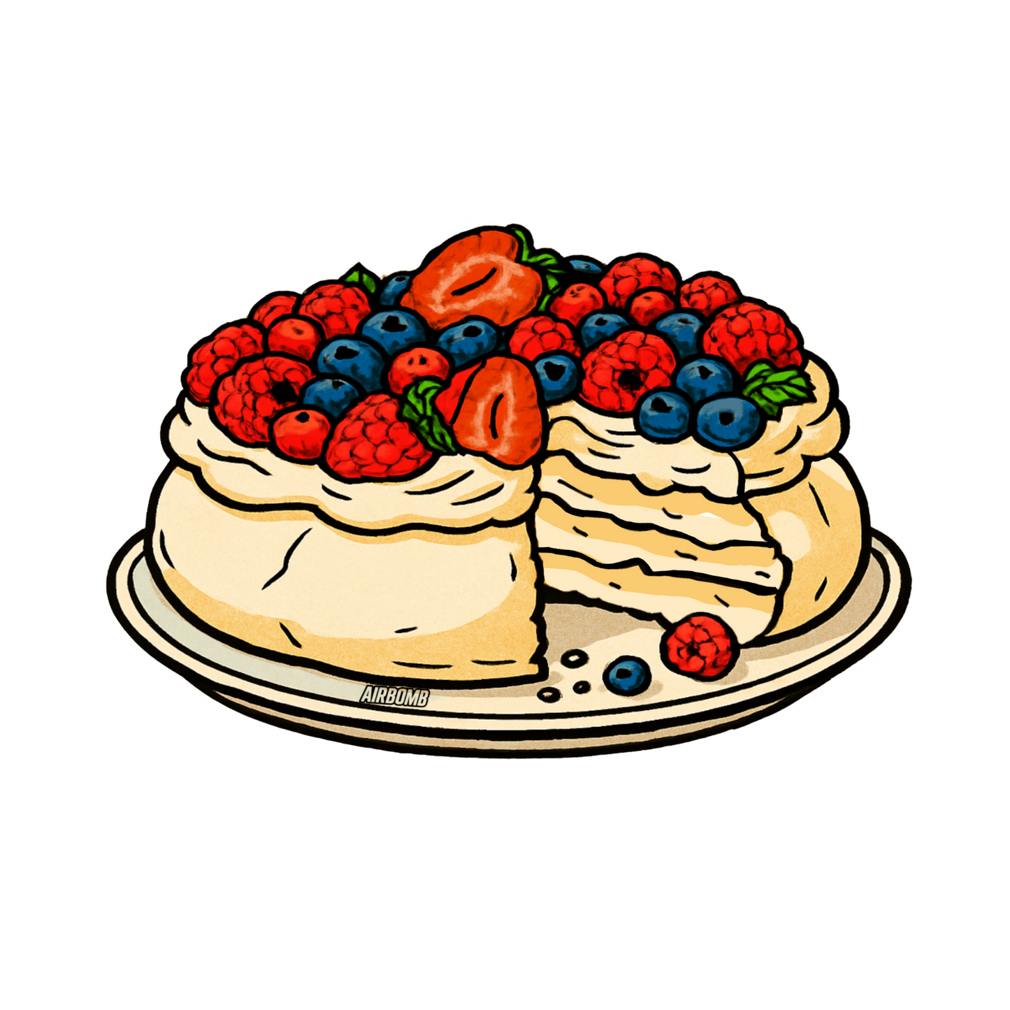 Forest Berry Car Air Freshener - pavlova Design