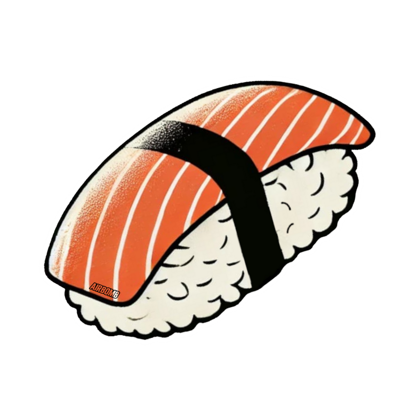 Raspberry Car Air Freshener - Salmon Nigiri Design