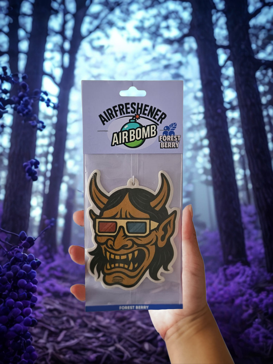 Forest Berry Car Air Freshener - Yellow Demon Design